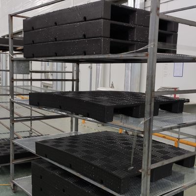 Euro Plastic Pallets 1200*1000*150mm van EVP van de Pallet Enige Onder ogen gezien Logistiek
