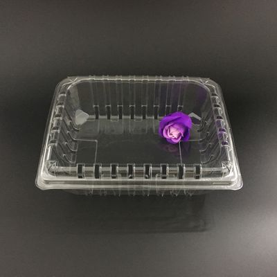 Containers van het HUISDIERENclamshell van aardbei de Plastic Verpakkende Dozen