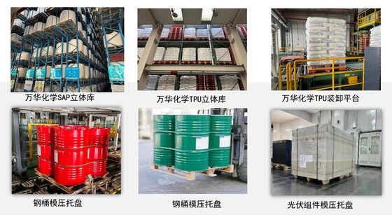 Duurzame geperste houten pallets met een uitzettingspercentage van minder dan 5 procent, geschikt voor langeafstandstransport en intern gebruik.